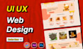 do web design, responsive website design, landing page uiux designer