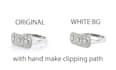 high end  jewelry image retouching best quality