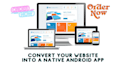 convert your website to a mobile app