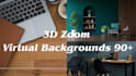 create fully customized zoom virtual background with your logo