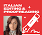 proofreading and editing your italian text
