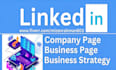 create linkedin company page and business page
