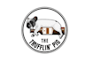 truffle pig unique bar logo design