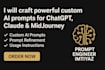 craft powerful custom ai prompts for chatgpt claude midjourney