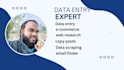 first class data entry, copy paste, typing  job