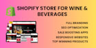 design shopify store wine website wine store and dropshipping