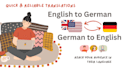 translate your text from english to german or german to english