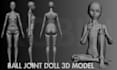sculpt articulated 3d model ball joint doll 3d bjd dnd figurine 3d robot