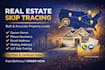 do real estate skip tracing and lead genaration in US