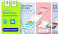 design stunning app screenshots for app store and play store