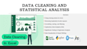 do data cleaning and statistical analysis using excel, python, jmp, and r