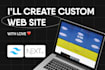 create a custom website with nextjs