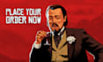 draw you in red dead redemption illustration poster style