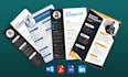 design, write ats resume, cover letter and optimize linkedin