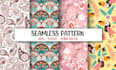 design seamless pattern textile prints fabric design