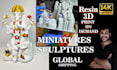 do pro resin 3d printing for warhammer 40k d and d miniatures  custom models