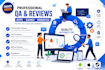 do manual QA testing, reviews for your app, game, software, web, and report bugs