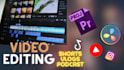 edit your social media videos, podcasts, vlogs, gameplays, promotional, etc