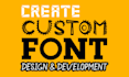 make custom font design typography for your purpose
