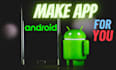 build custom android apps in java, kotlin using android studio
