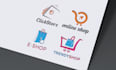 design amazon online store website etsy and ecommerce logo