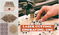 make your design or photo into laser cutting, engraving and etching