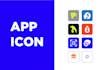 design branded mobile app icon app logo design for your brand ios android app