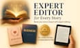 professionally proofread and line edit your novel, book and ebook