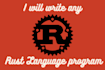 write programs in rust language