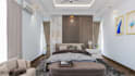 do bedroom interior design with 3d render