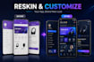 reskin customize and update your android and ios app
