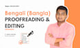 proofread and edit your bengali or bangla texts