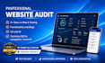 test your website, app for bugs, usability, UI UX, SEO, create an audit report