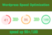speed up elementor, divi, woocommerce, wordpress for google page speed, gtmetrix