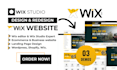 design wix website, redesign wix business website development, online wix store,