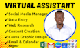 be your personal administrative virtual assistant and social media manager