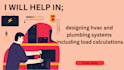 design hvac and plumbing systems including load calculations