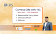 correct ein with irs for your llc