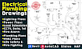 design electrical drawings, mep plans in cad