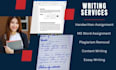 make handwritten and ms word assignments