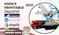 build highly profitable big cartel website bigcommerce store wix shopify website