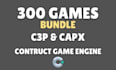 provide 300 construct 3 and 2 games