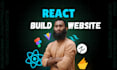 build and fix  reactjs , nextjs website
