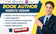 build awesome book author website, ebook website to sell your books online