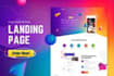 design beautiful elementor landing pages for your website
