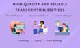 be your reliabe transcriber and medical scribe