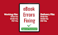 do ebook epub file error fixing validation formatting editing conversion