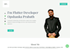 create personal portfolio website single page