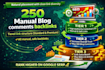 build manual blog comment backlinks with 3 tier link building SEO