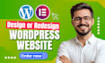 do wordpress website development, design or redesign wordpress website developer
